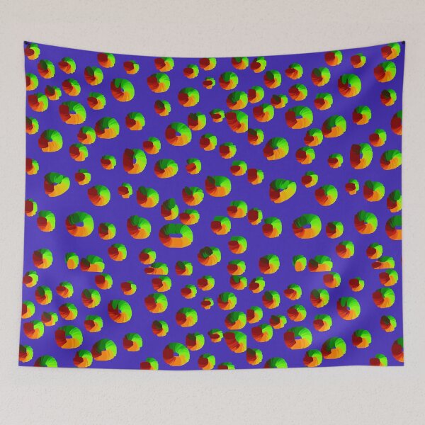 Item preview, Colorful Swirl Pattern Green Orange Red Abstract Art designed and sold by Desolaa_Arts.