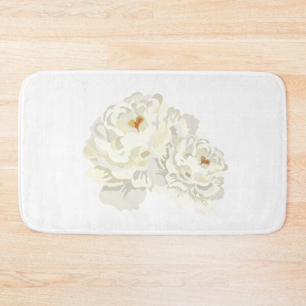 Item preview, Elegant White Peony Stickers & Wall Art Print designed and sold by Little Bloom Studio.