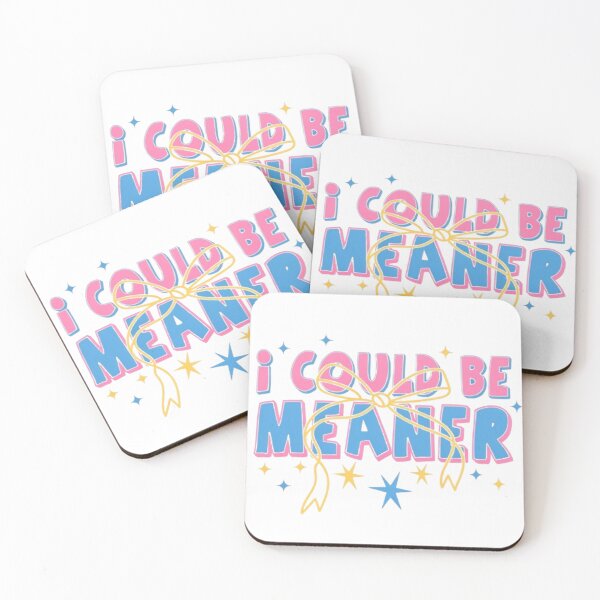 Item preview, Meaner Typography Design - Cute Retro Quote designed and sold by Rangmanch.