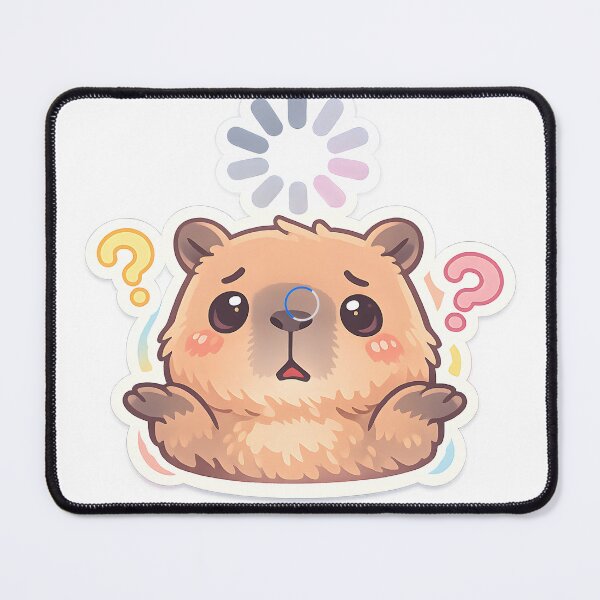 Item preview, Alternative if you prefer product-agnostic: Confused Kawaii Bear Cute Character Design designed and sold by veralchhaya.