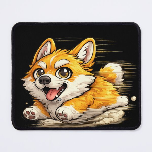 Item preview, Funny Corgi Short But Fast Sticker | Cute Running Dog Meme Gift for Corgi Lovers designed and sold by ArtByTripti.