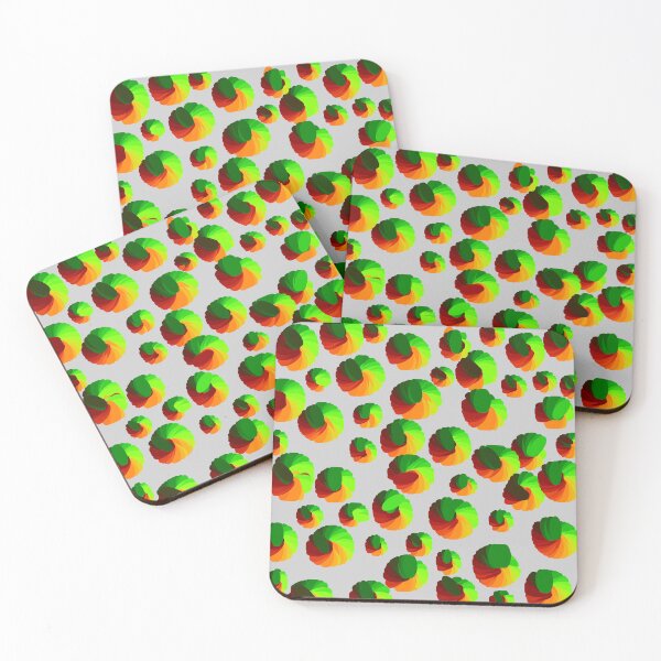 Item preview, Copy of Colorful Swirl Pattern Green Orange Red Abstract Art designed and sold by Desolaa_Arts.