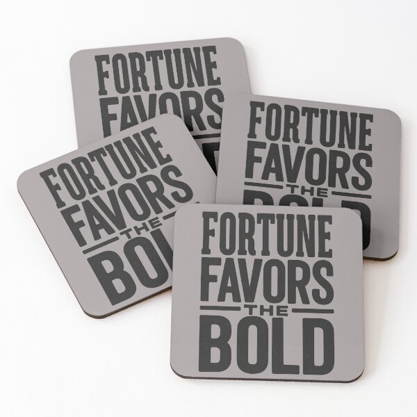 Item preview, Fortune Favors The Bold - Vintage Motivational Quote designed and sold by VaultVibes.