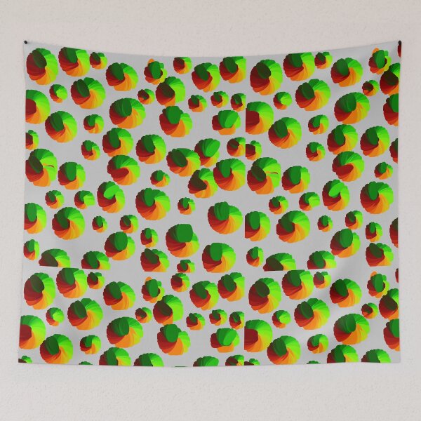 Item preview, Copy of Colorful Swirl Pattern Green Orange Red Abstract Art designed and sold by Desolaa_Arts.