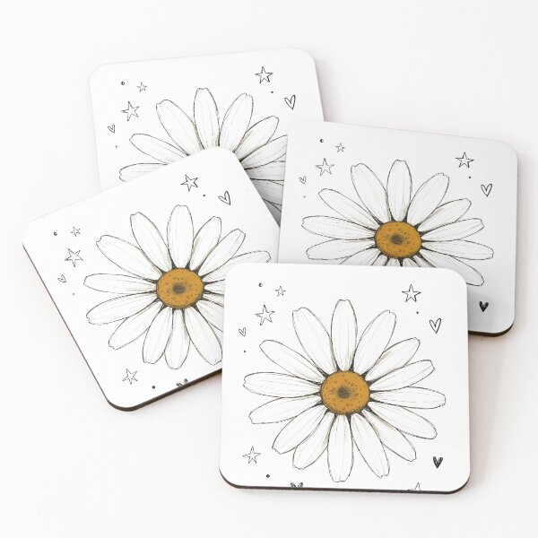 Item preview, Whimsical Daisy Flower Aesthetic Illustration designed and sold by VaultVibes.