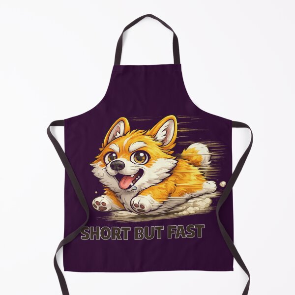 Item preview, Funny Corgi Short But Fast Sticker | Cute Running Dog Meme Gift for Corgi Lovers designed and sold by ArtByTripti.