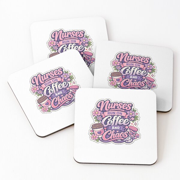 Item preview, Nurses Run On Coffee And Chaos T-Shirt | Funny Nurse Gift | Nurse Life Shirt designed and sold by VaultVibes.