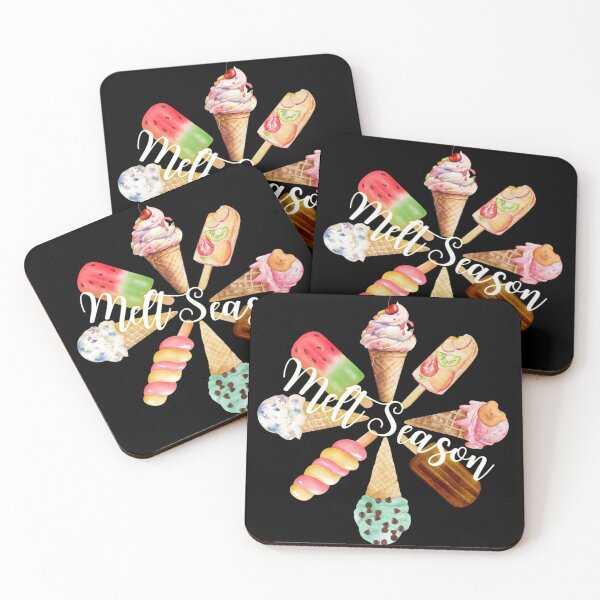 Item preview, Melt Season – Watercolor Ice Cream Collection designed and sold by Miho9999.