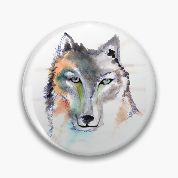 Item preview, Wolf watercolour designed and sold by TippeeToucan.