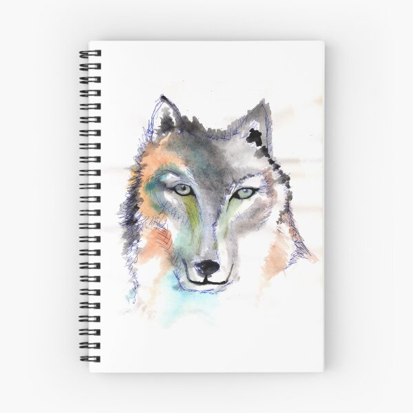 Item preview, Wolf watercolour designed and sold by TippeeToucan.