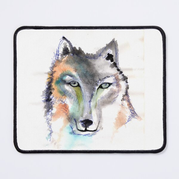 Item preview, Wolf watercolour designed and sold by TippeeToucan.