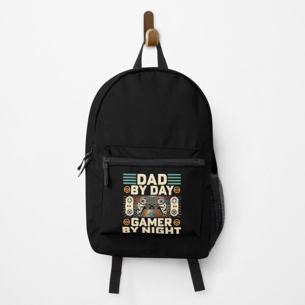 Item preview, Funny Gamer Dad Shirt | Dad By Day Gamer By Night Retro Gaming Design designed and sold by PRINYOS.