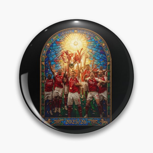 Item preview,  Arsenal Champions 25/26 Stainless Glass designed and sold by aridawstrusbbyg.