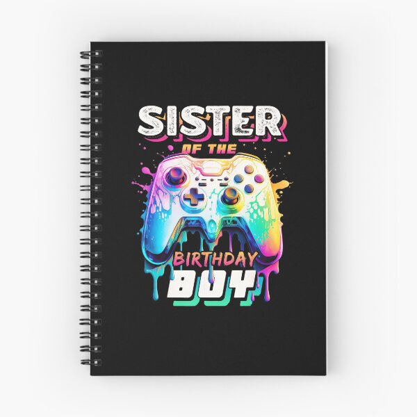 Item preview, Sister of the Birthday Boy Neon Gamer Party Controller designed and sold by FGTV2021.