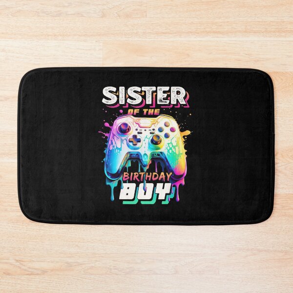 Item preview, Sister of the Birthday Boy Neon Gamer Party Controller designed and sold by FGTV2021.