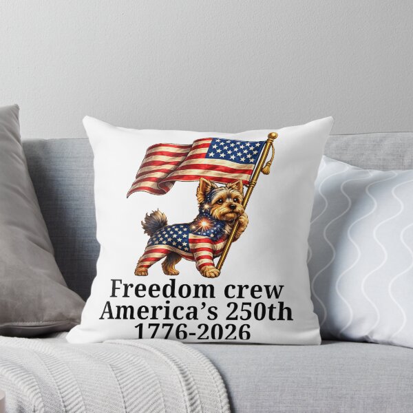 Item preview, Patriotic Yorkie Dog American Flag 4th of July Puppy USA T-Shirt designed and sold by Teetreasure2.