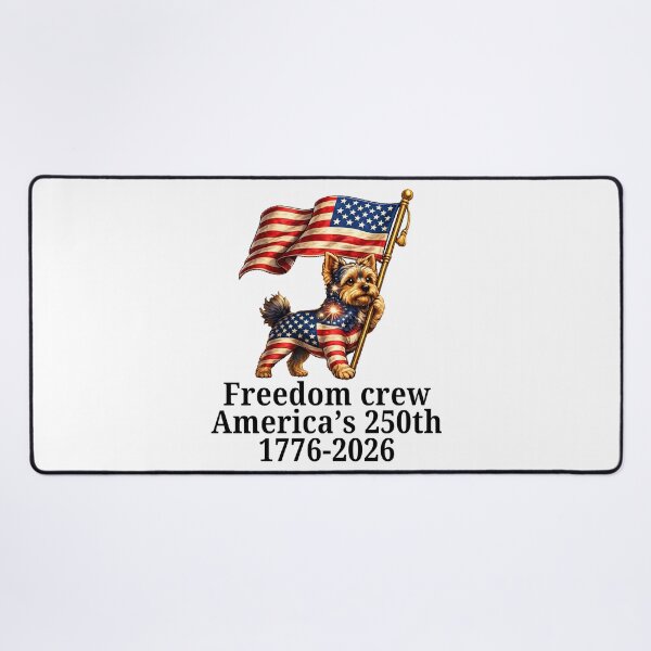 Item preview, Patriotic Yorkie Dog American Flag 4th of July Puppy USA T-Shirt designed and sold by Teetreasure2.