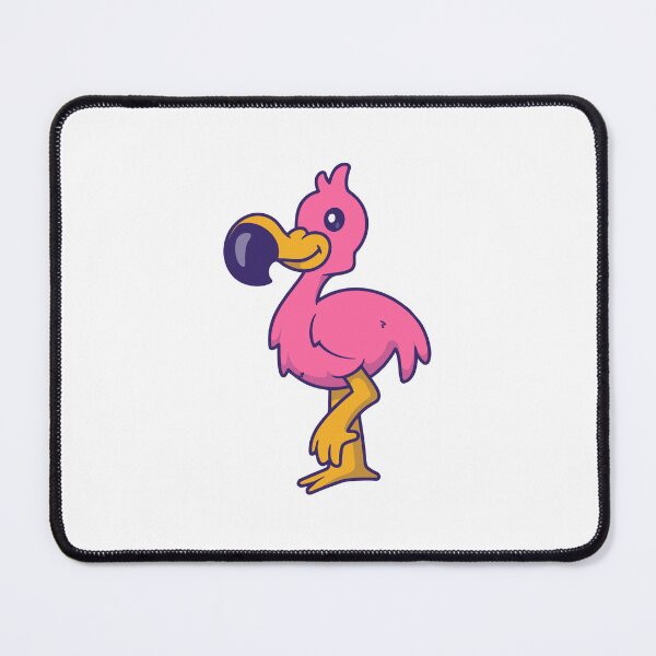 Item preview, Cute Pink Flamingo Bird Cartoon Illustration designed and sold by Andreaster.