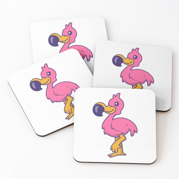 Item preview, Cute Pink Flamingo Bird Cartoon Illustration designed and sold by Andreaster.