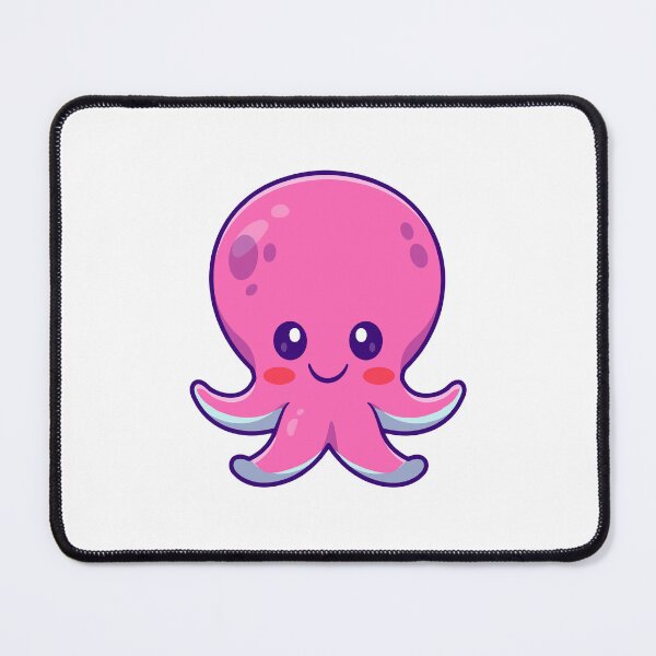 Item preview, Cute Pink Octopus Cartoon Ocean Animal designed and sold by Andreaster.