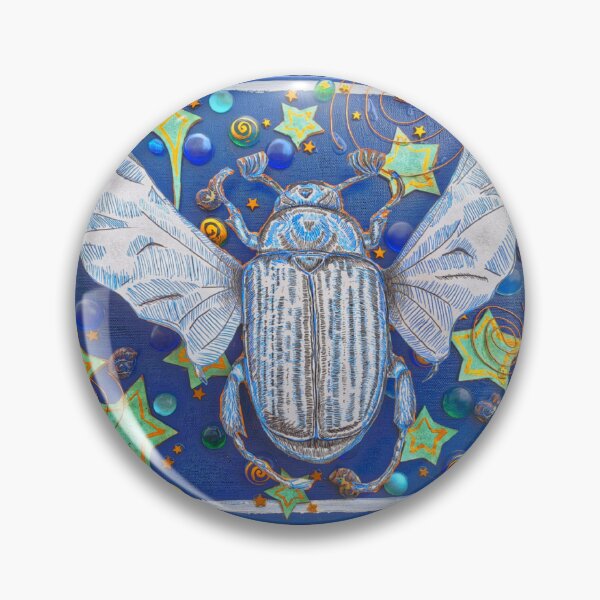 Item preview, Whimsical June Beetle designed and sold by crystallinesoup.