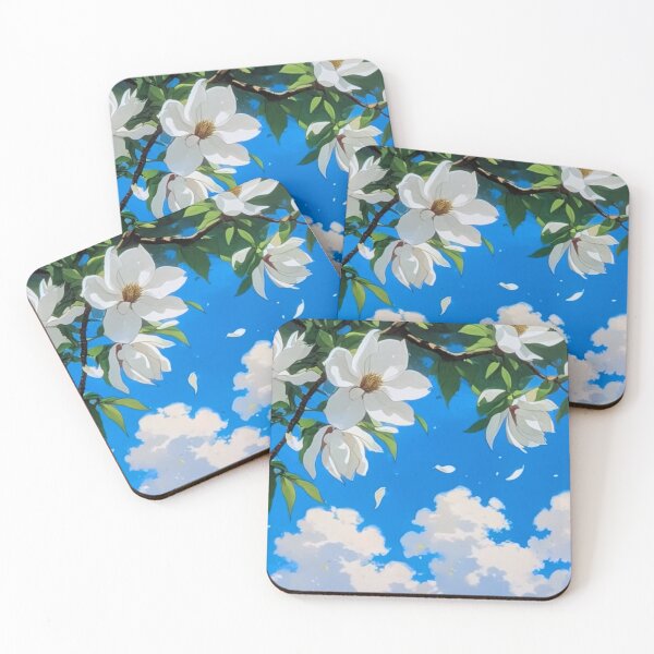 Item preview, Rain of magnolia flowers under the blue sky designed and sold by gaohao1.