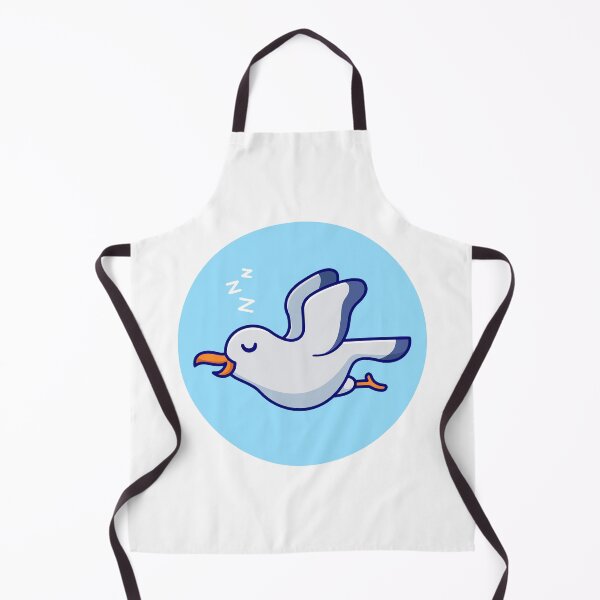 Item preview, Cute Sleeping Seagull Flying in Sky designed and sold by Andreaster.