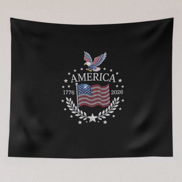 Item preview, America 250th Anniversary USA Flag 1776 2026 Patriotic designed and sold by TyraYoung.