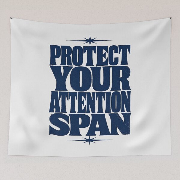 Item preview, Protect Your Attention Span Retro Streetwear Graphic Tee designed and sold by PhylonBoxx.