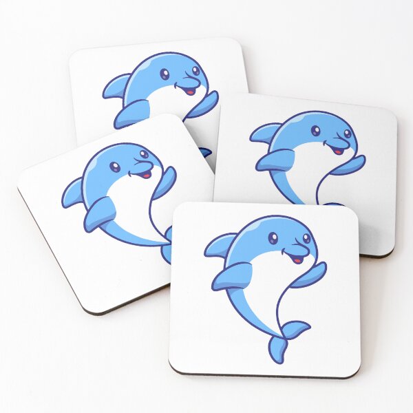 Item preview, Cute Happy Dolphin Waving Hello designed and sold by Andreaster.