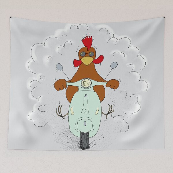 Item preview, Full Speed Chicken designed and sold by Lisi's Designs.