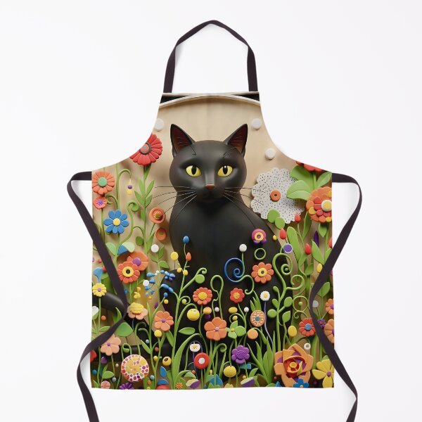 Item preview, Klimt Cat in Flower Garden designed and sold by Vicky Brago-Mitchell®.