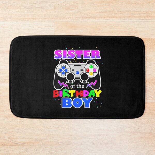 Item preview, Sister of the Birthday Boy Retro Gamer Party Neon Controller designed and sold by FGTV2021.