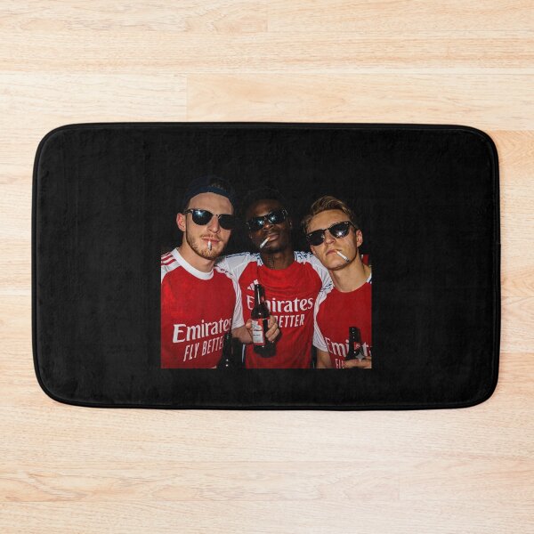 Item preview, Rice And Odegaard And Saka Arsenal Premier League Champions 2026 designed and sold by VortexdagoArt.