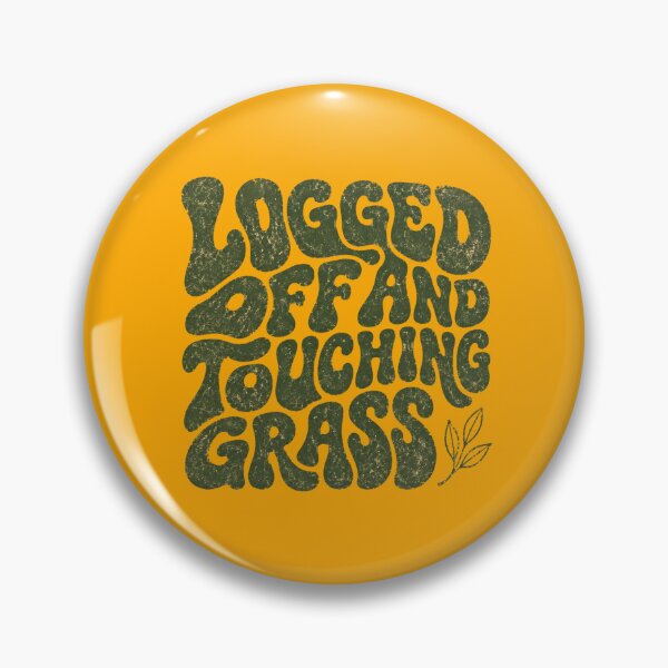 Item preview, Logged Off and Touching Grass Retro 70s Nature Shirt designed and sold by PhylonBoxx.