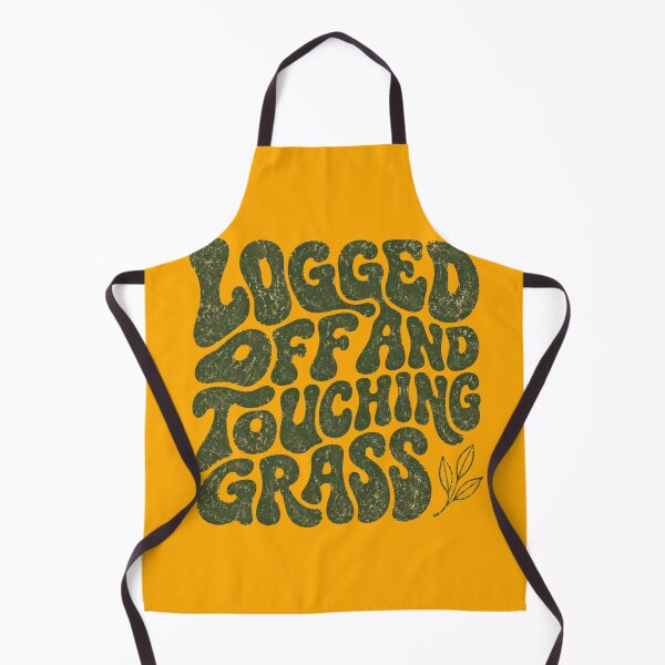 Item preview, Logged Off and Touching Grass Retro 70s Nature Shirt designed and sold by PhylonBoxx.