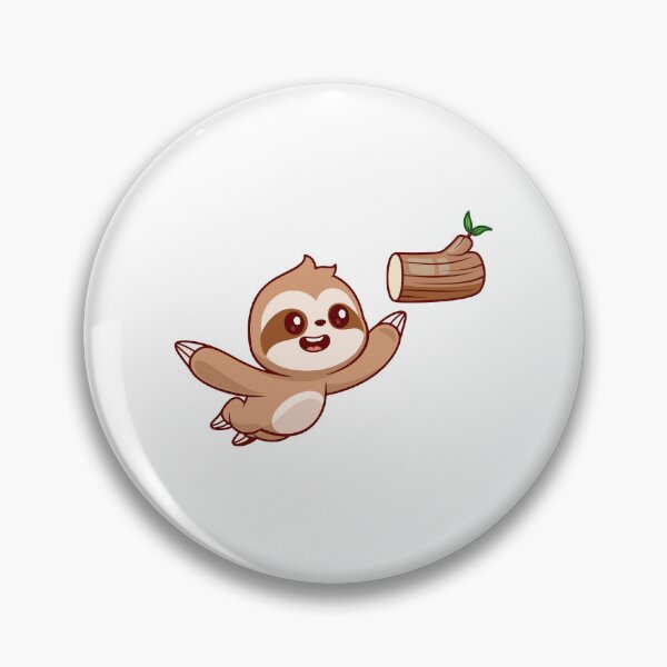 Item preview, Cute Sloth Reaching for Tree Log designed and sold by Andreaster.