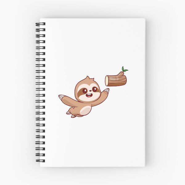 Item preview, Cute Sloth Reaching for Tree Log designed and sold by Andreaster.