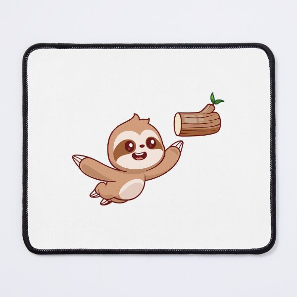 Item preview, Cute Sloth Reaching for Tree Log designed and sold by Andreaster.