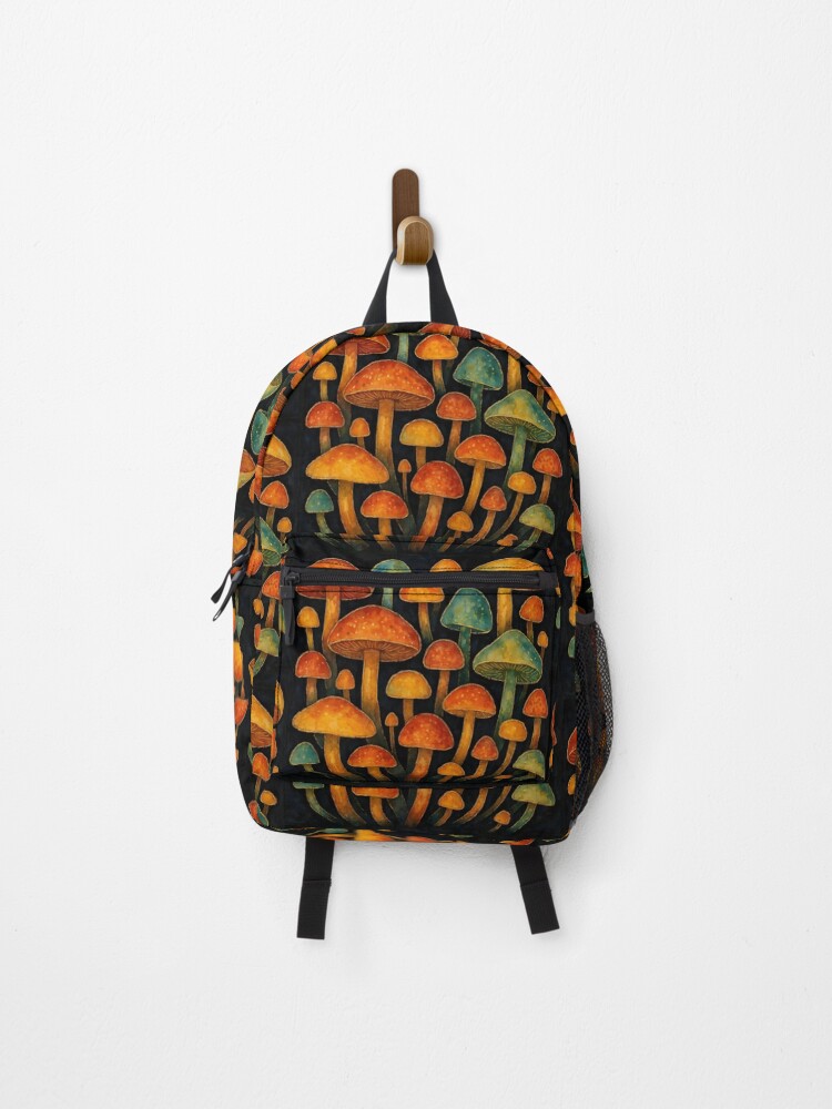 Thumbnail 1 of 3, Backpack, Fungi designed and sold by GraphicsClub.