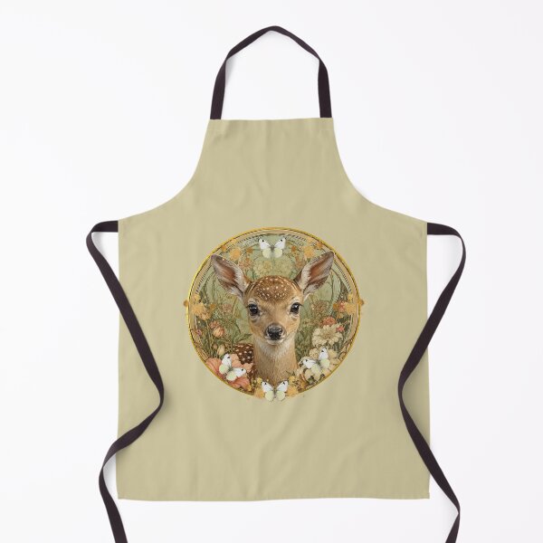 Item preview, fawn and butterflies. designed and sold by moths-minor.