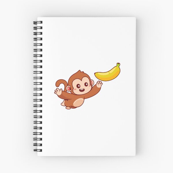 Item preview, Cute Happy Monkey Reaching for Banana designed and sold by Andreaster.
