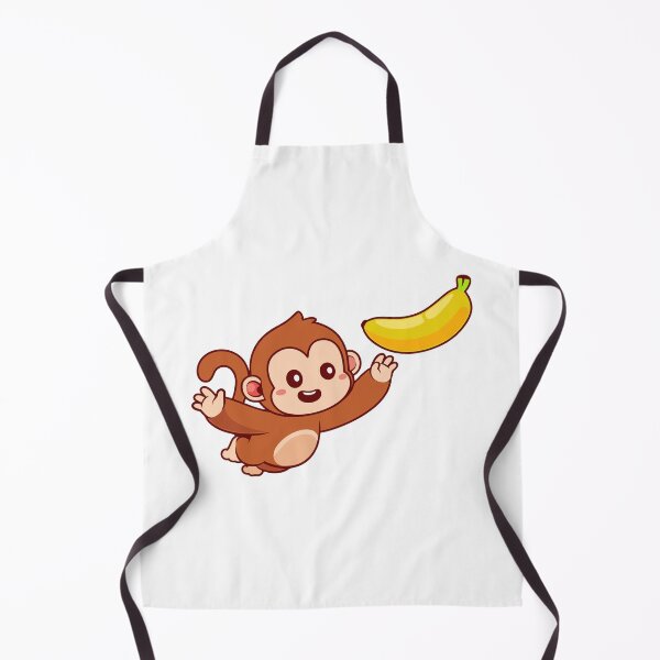 Item preview, Cute Happy Monkey Reaching for Banana designed and sold by Andreaster.