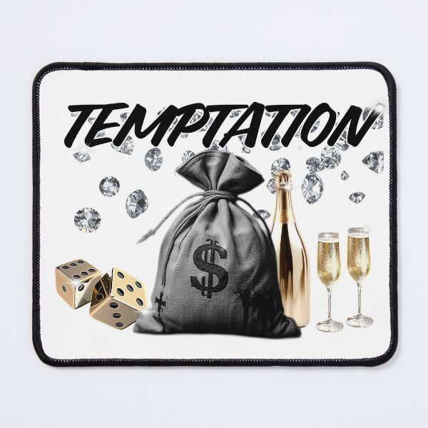 Item preview, Temptation Luxury Streetwear Shirt – Money Diamonds Champagne Graphic Design designed and sold by THEPLUGceoMERCH.