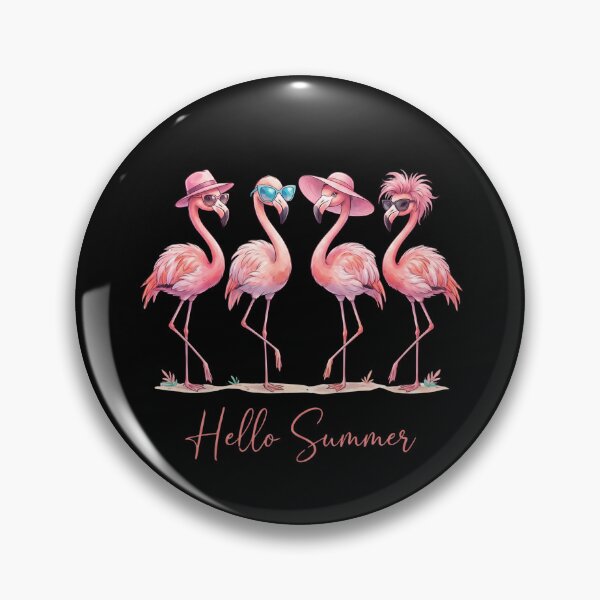 Item preview, Hello Summer Flamingo Tropical Beach Vacation Women  designed and sold by dudelinart.
