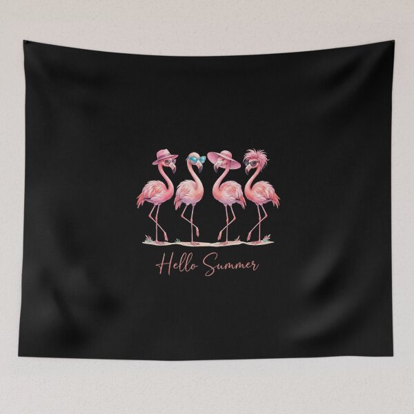 Item preview, Hello Summer Flamingo Tropical Beach Vacation Women  designed and sold by dudelinart.