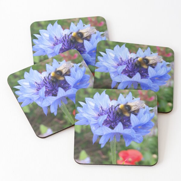 Item preview, Bee on a Cornflower designed and sold by CalmnessbyChoice.