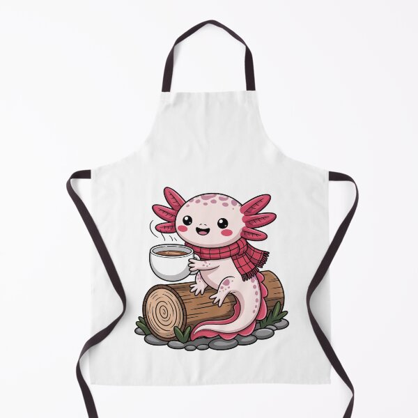 Item preview, Un lindo ajolote disfrutando del café. designed and sold by jkrphoto.