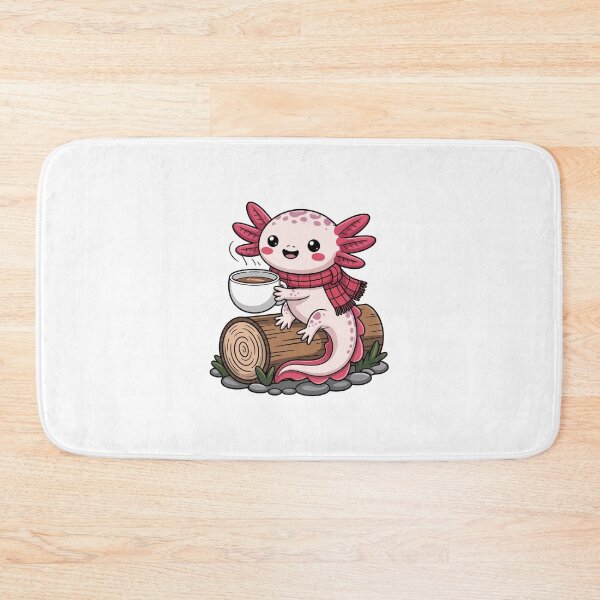 Item preview, Un lindo ajolote disfrutando del café. designed and sold by jkrphoto.