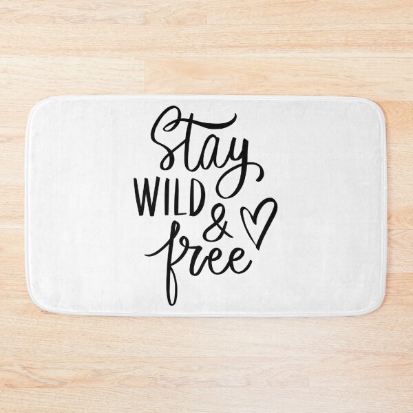 Item preview, Stay Wild And Free Boho Feminine Quote Design designed and sold by A Little Unhinged.